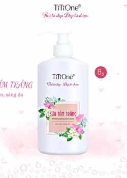 Sữa Tắm Trắng Da Toàn Thân TiTiOne - Chai 750G